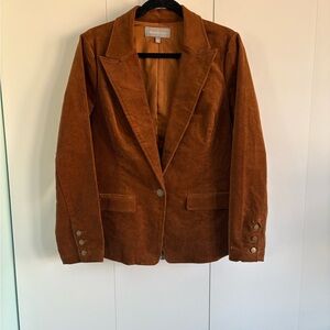 Daniel Rainn Tan Corduroy Blazer